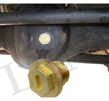 LAND ROVER DISCOVERY 2 FRONT REAR DIFFERENTIAL AXLE OIL LEVER BRASS PLUG – ONE PART NUMBER: FTC5403