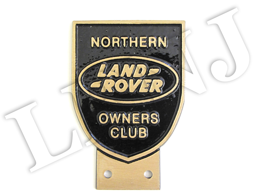 LAND ROVER OWNERS CLUB NORTHERN NEW ORIGINAL BADGE BRONZE CAST
