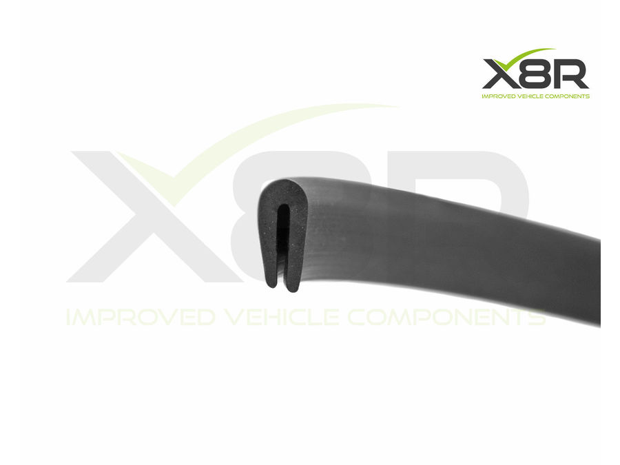 SMALL BLACK RUBBER U CHANNEL EDGING EDGE TRIM SEAL CAR VAN TRUCK BOAT PROTECTION PART NUMBER: X8R0106