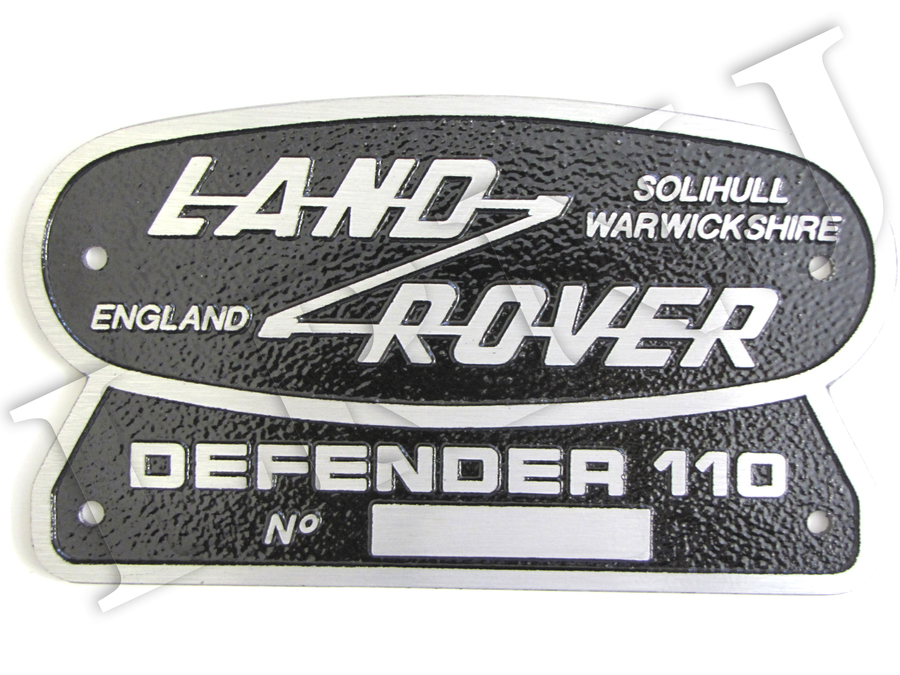 LAND ROVER SOLIHULL WARWICKSHIRE ENGLAND DEFENDER 110 ORIGINAL BADGE