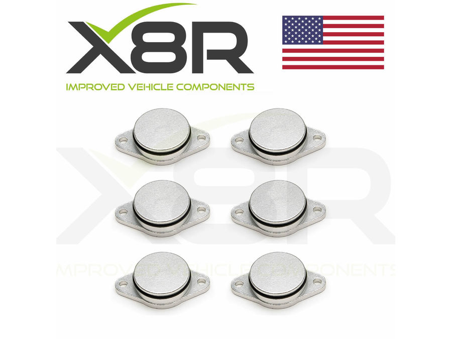 6X 33MM BMW DIESEL SWIRL FLAPS REMOVAL FIX REPLACEMENT BLANKS BLANKING BUNGS PART NUMBER: X8R25