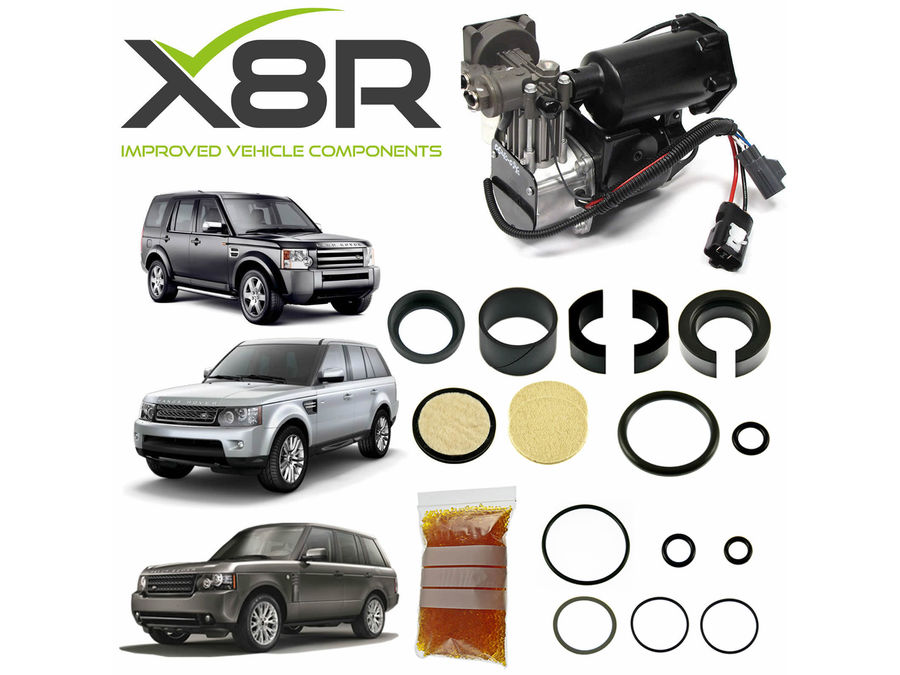 LAND ROVER LR3 DISCOVERY 3 2005-2009 AIR SUSPENSION COMPRESSOR REPAIR KIT PART NUMBER: X8R46