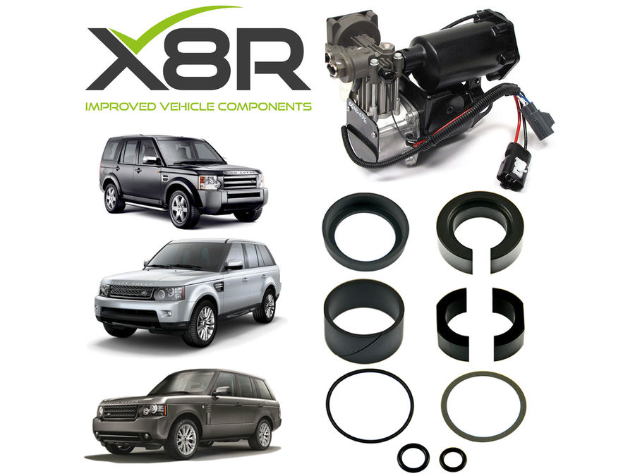 LAND ROVER LR4 / DISCOVERY 4 AIR COMPRESSOR REPLACEMENT PISTON SEALS REPAIR KIT PART NUMBER: X8R27