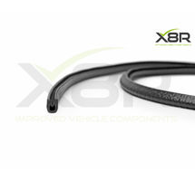 SMALL BLACK FLEXIBLE METAL REINFORCED CAR PROTECTIVE RUBBER EDGE TRIM SEAL TRIM PART NUMBER: X8R0105 / X8R105