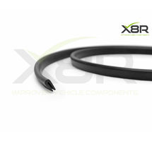 SMALL BLACK RUBBER U CHANNEL EDGING EDGE TRIM SEAL 0.5MM 1MM 2MM PROTECTION PART NUMBER: X8R0106