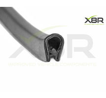 Black Flexible Car protective Rubber Edging Edge Trim Fits 4 5 6 7 mm Material Part Number: X8R104 / X8R0104