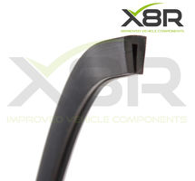 Small Low Profile Black Rubber U Channel Edging Trim Seal Extrusion Protector Part Number: X8R0121