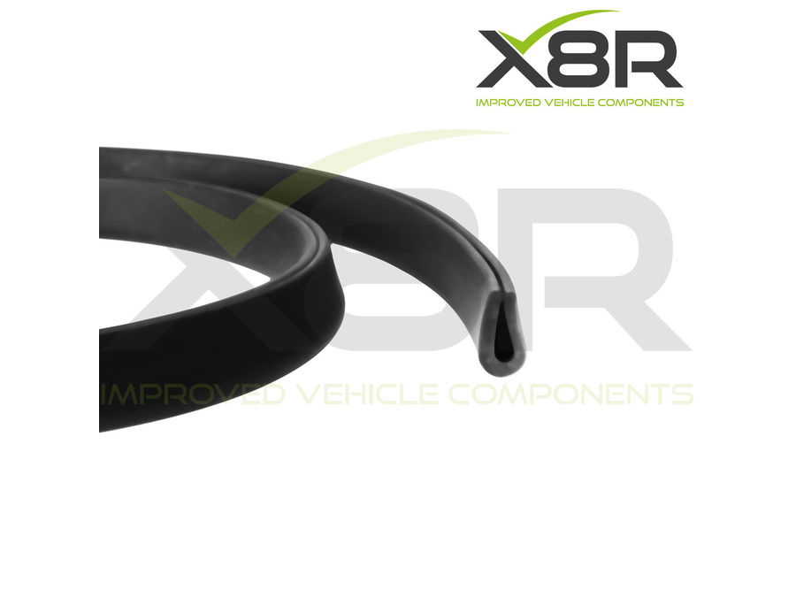 Car Door / Boot Black Rubber U Channel Edging Trim Seal Protection Strip Bumper Part Number: X8R0123